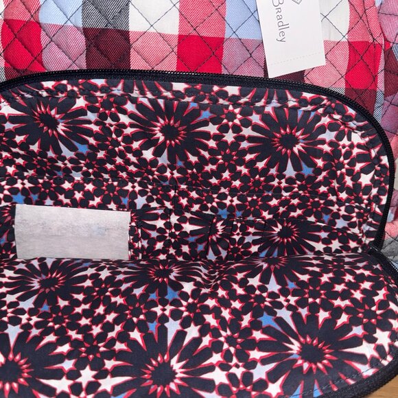 Vera Bradley Campus Backpack Patriotic Plaid NWT - Picture 10 of 11